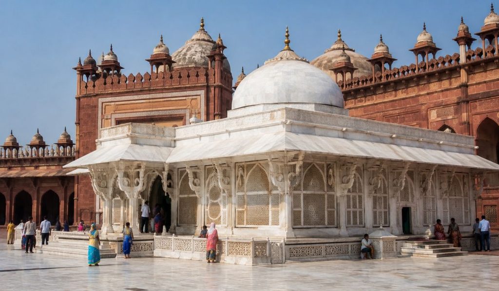 Sheikh Salim Chishti Tomb at Fatehpur Sikri near Agra